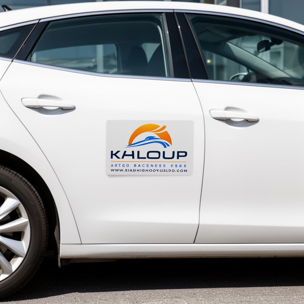 Car Magnets mockup